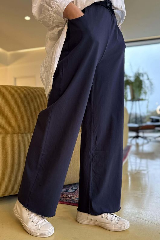 Luxury Raw Kick Magic Trouser Navy